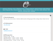 Tablet Screenshot of edrums.ch
